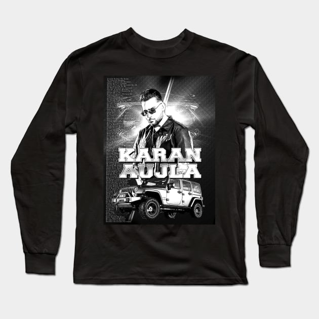 Karan Aujla mood Long Sleeve T-Shirt by SAN ART STUDIO 